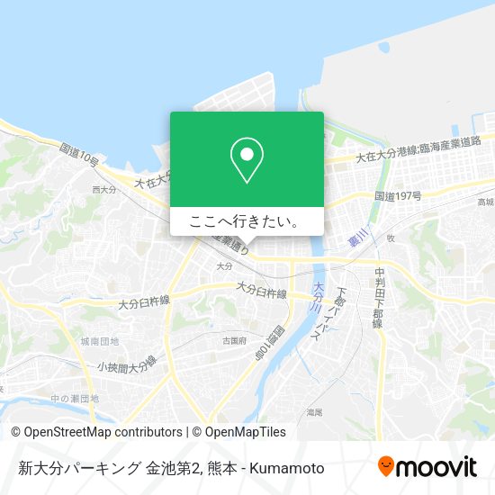 新大分パーキング 金池第2地図