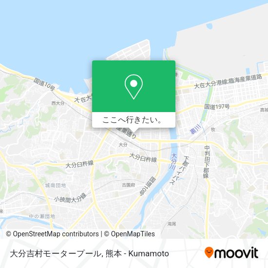大分吉村モータープール地図
