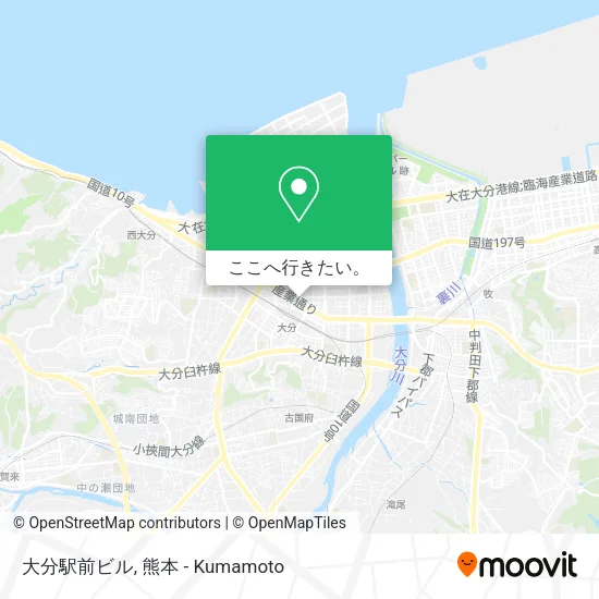 大分駅前ビル地図