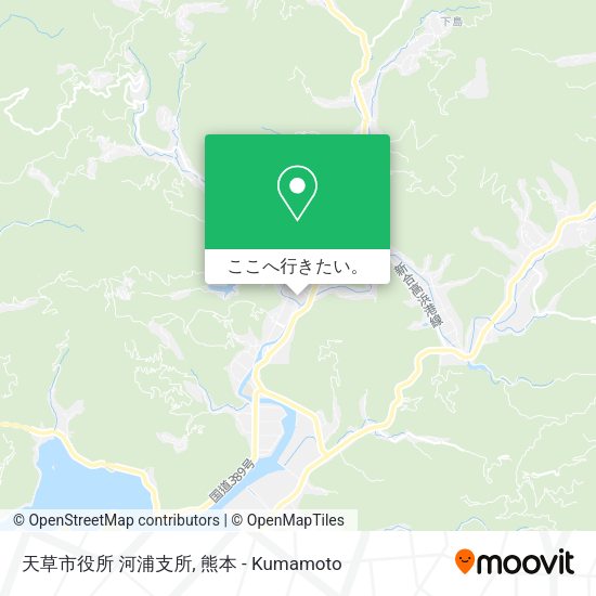 天草市役所 河浦支所地図