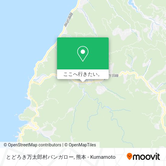 とどろき万太郎村バンガロー地図