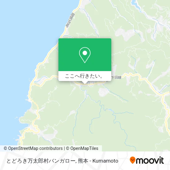 とどろき万太郎村バンガロー地図