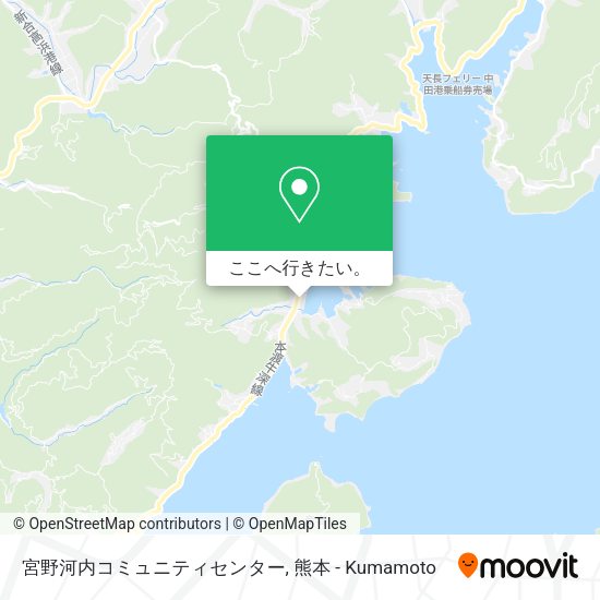 宮野河内コミュニティセンター地図