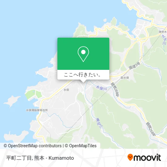 平町二丁目地図