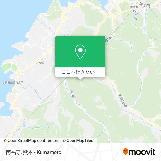 南福寺地図