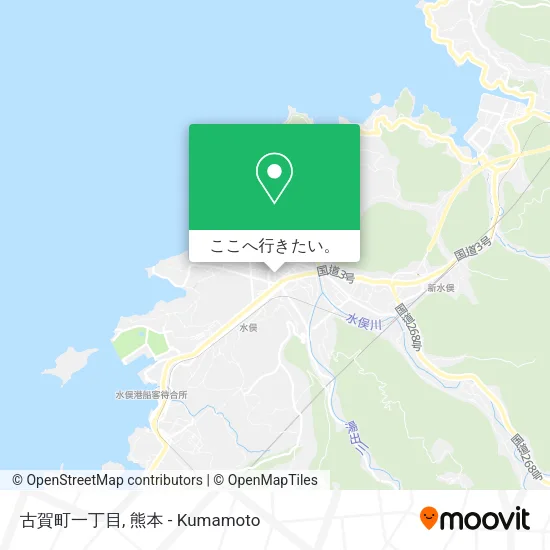 古賀町一丁目地図