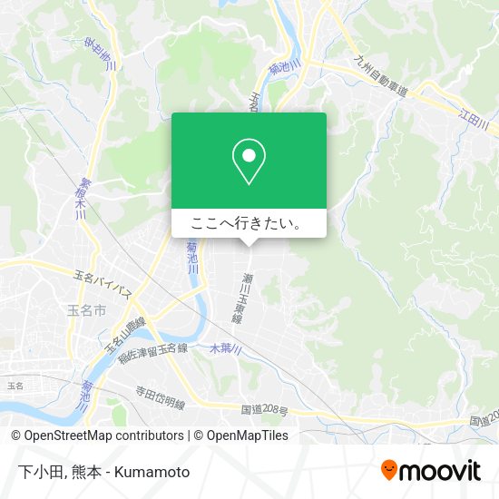下小田地図