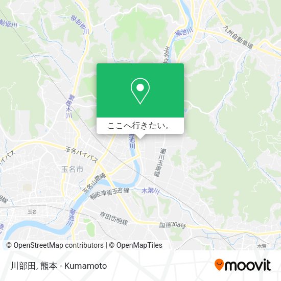 川部田地図