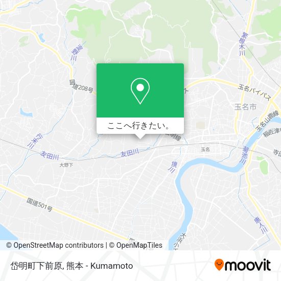 岱明町下前原地図