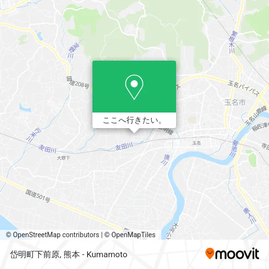 岱明町下前原地図