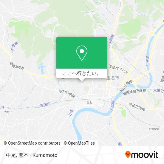 中尾地図