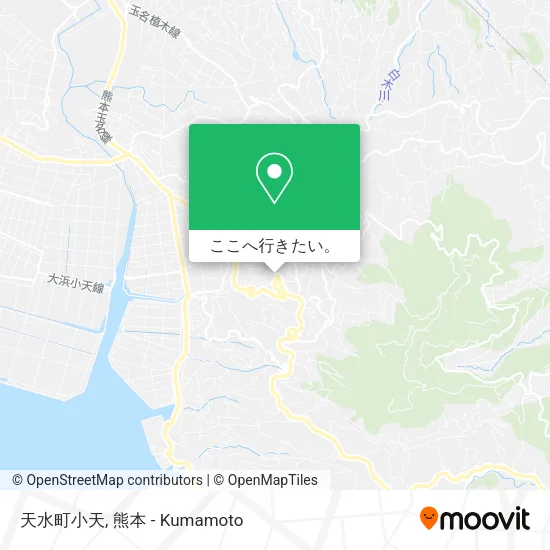 天水町小天地図