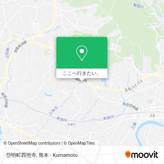 岱明町西照寺地図