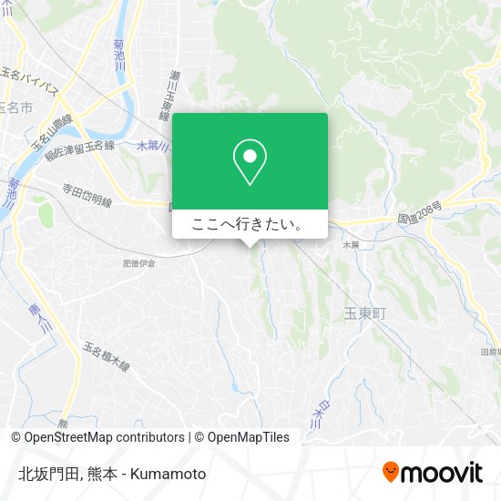 北坂門田地図