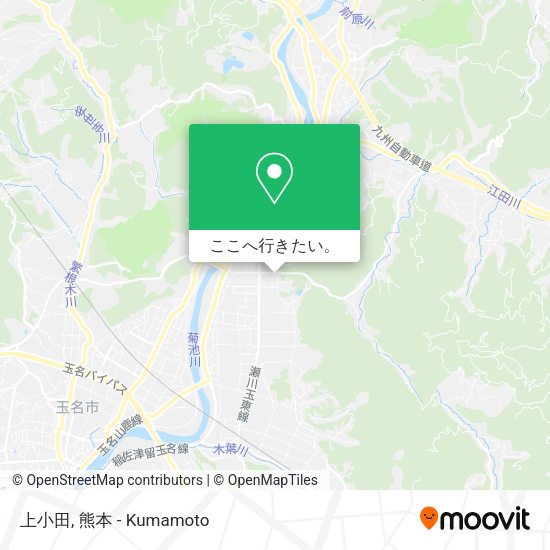 上小田地図