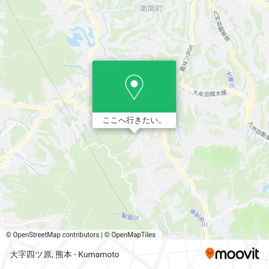 大字四ツ原地図