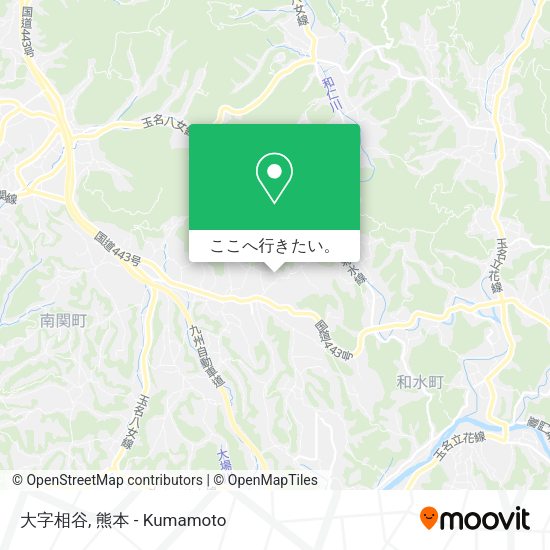 大字相谷地図