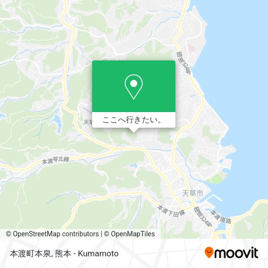 本渡町本泉地図