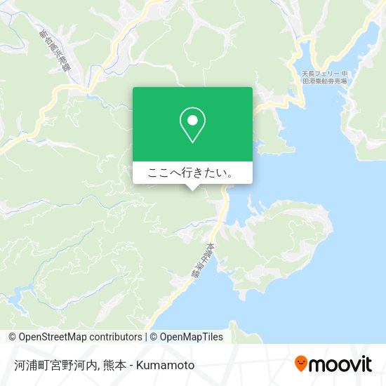 河浦町宮野河内地図