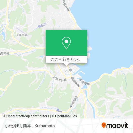 小松原町地図