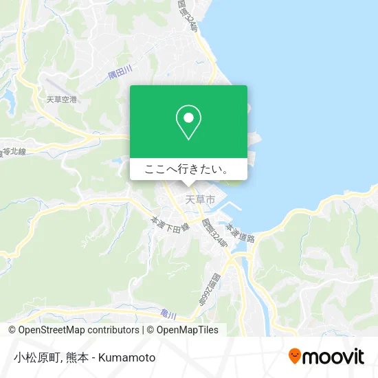 小松原町地図