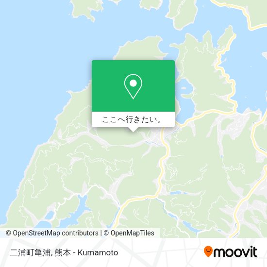 二浦町亀浦地図