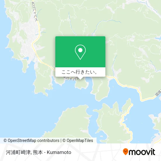 河浦町崎津地図