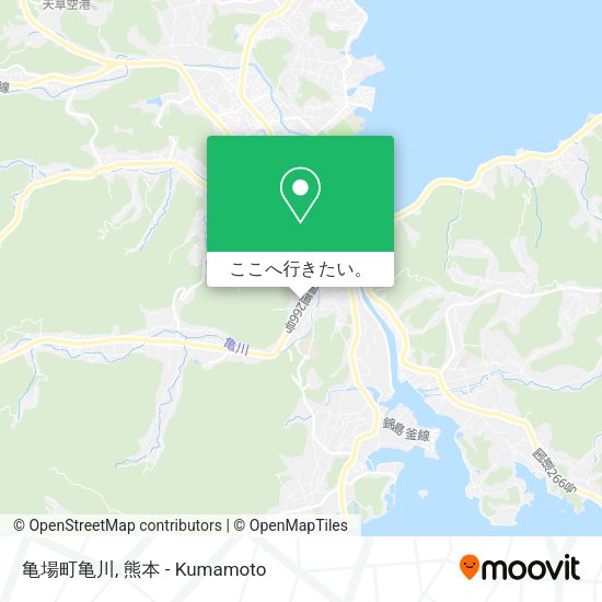 亀場町亀川地図