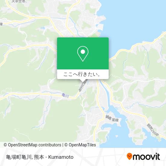 亀場町亀川地図