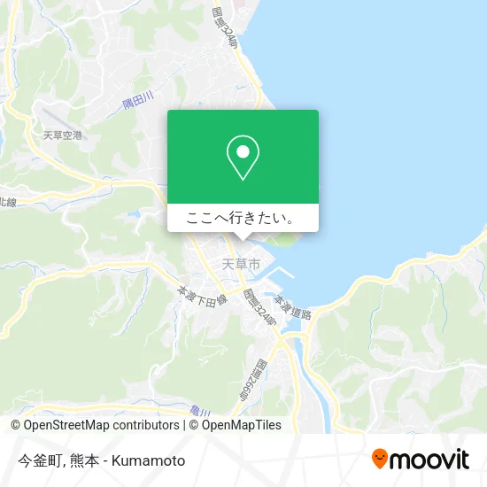 今釜町地図