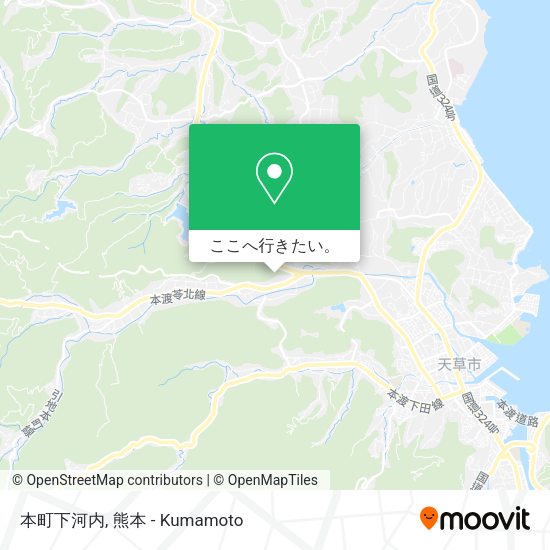 本町下河内地図
