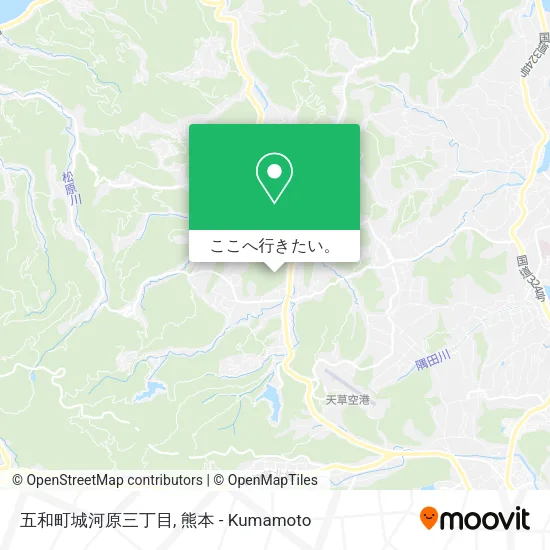五和町城河原三丁目地図