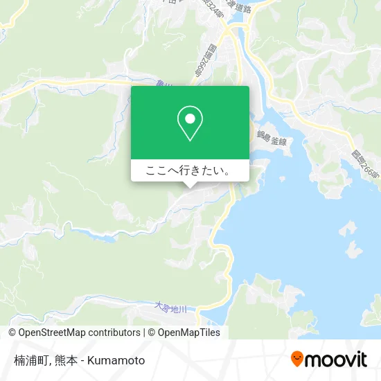 楠浦町地図
