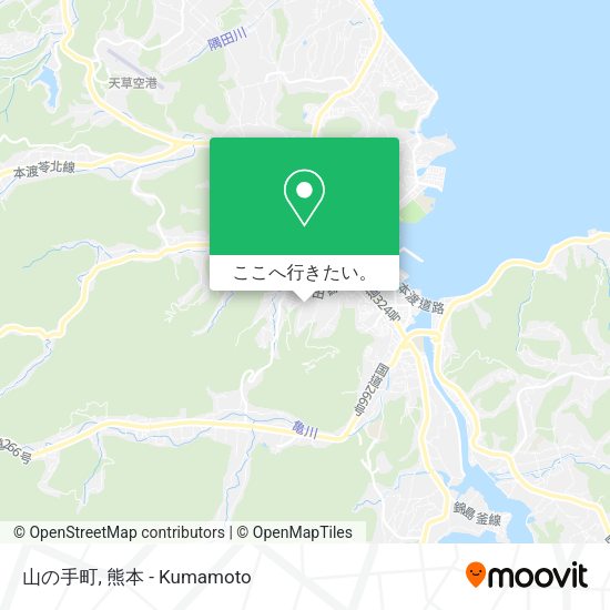 山の手町地図