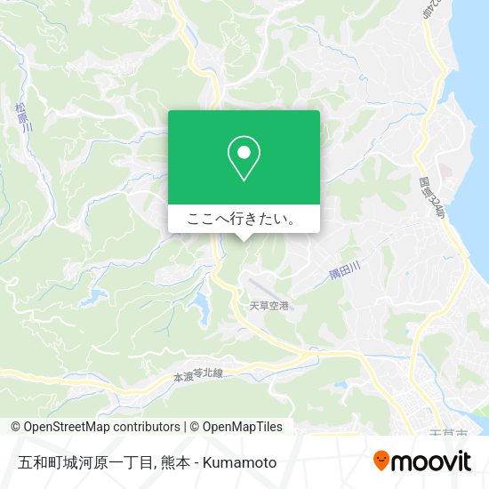五和町城河原一丁目地図