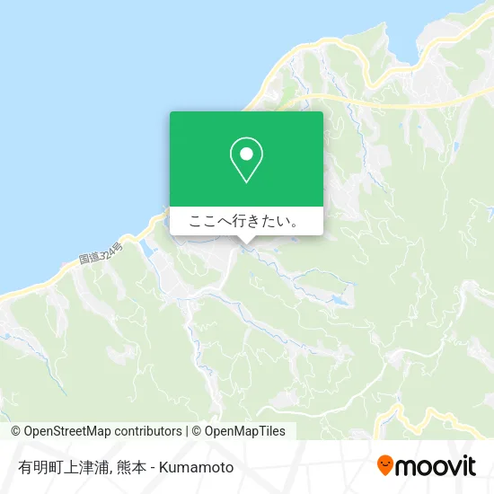 有明町上津浦地図