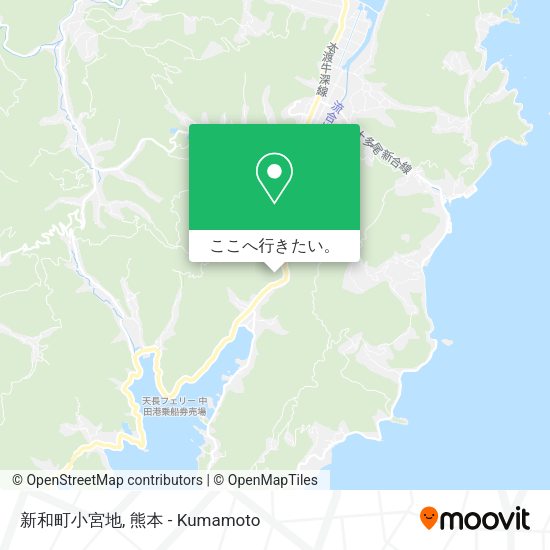 新和町小宮地地図