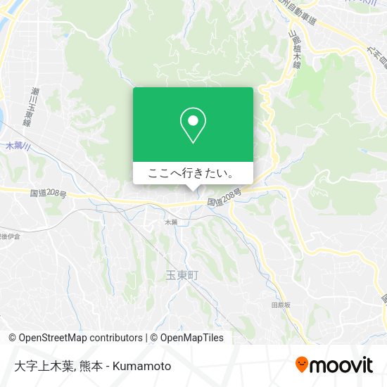 大字上木葉地図