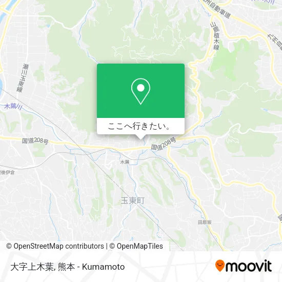 大字上木葉地図