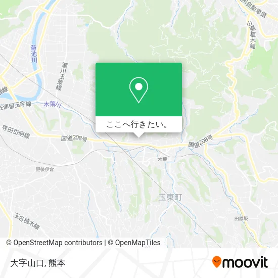 大字山口地図