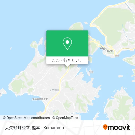 大矢野町登立地図