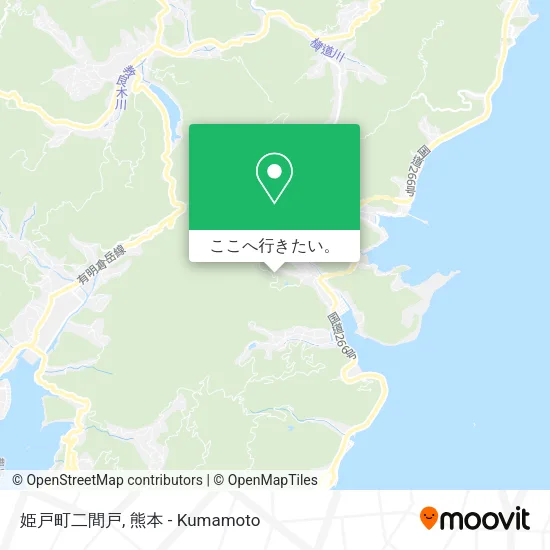 姫戸町二間戸地図