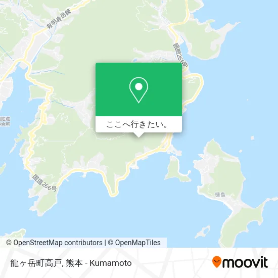 龍ヶ岳町高戸地図