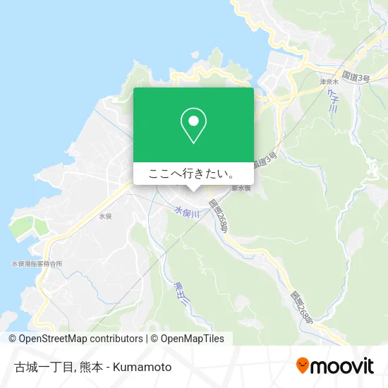 古城一丁目地図