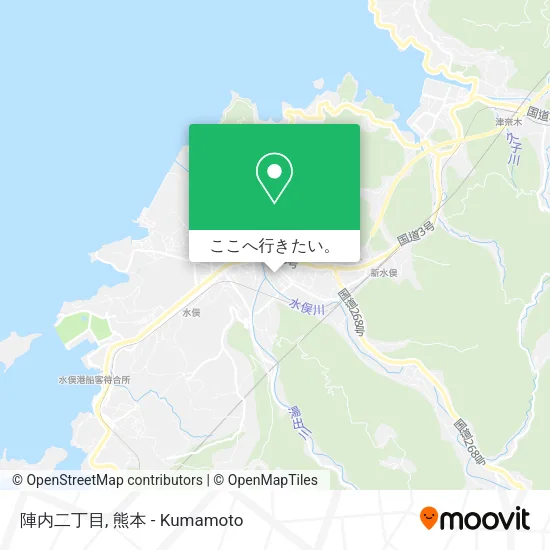 陣内二丁目地図