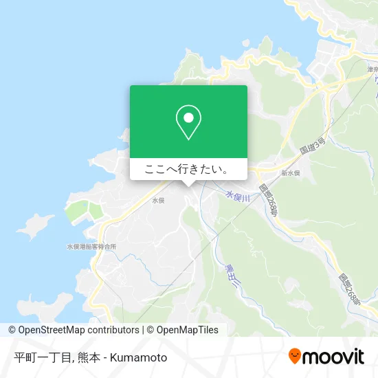 平町一丁目地図