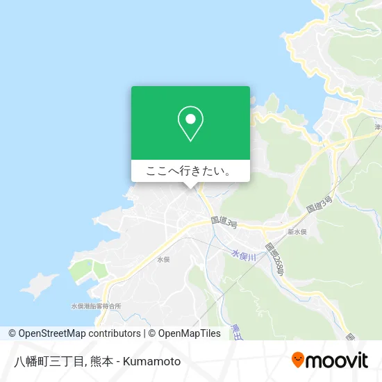 八幡町三丁目地図