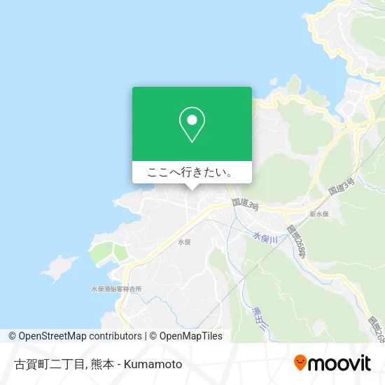 古賀町二丁目地図