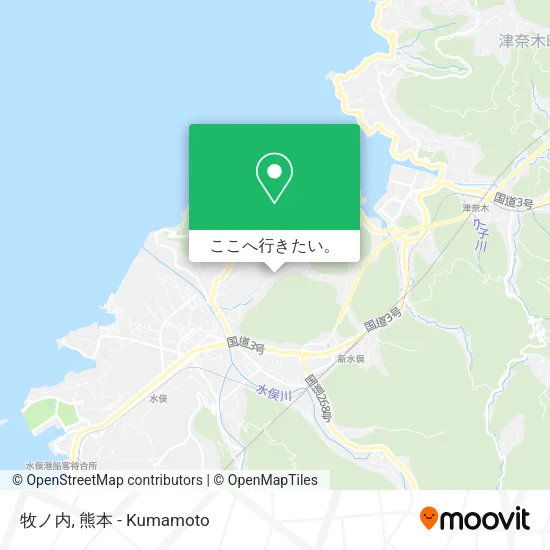 牧ノ内地図