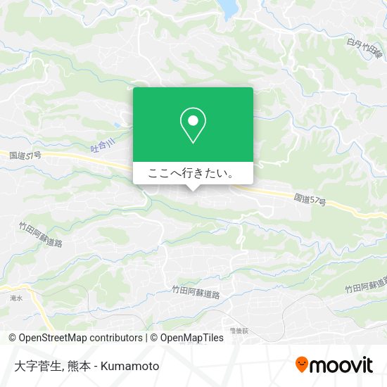 大字菅生地図